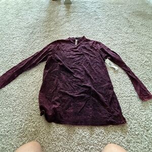 Zenana Door Buster Mineral Wash Mock Neck Top B55-B57